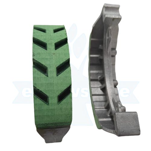 BRAKESHOE GREEN  CUT 110MM (2d06)