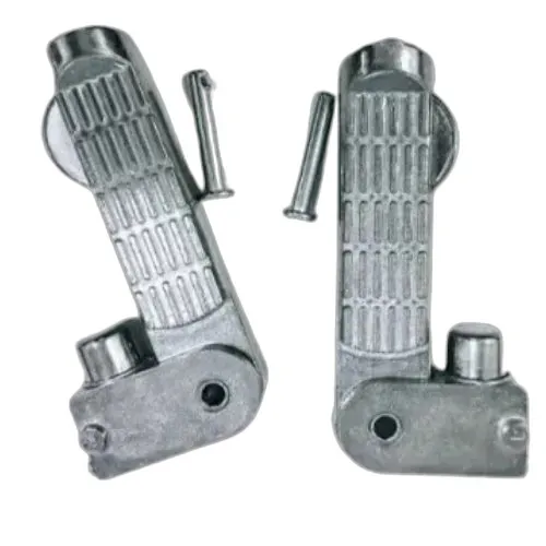 GENTS FOOTREST PUSH SILVER (05c4)